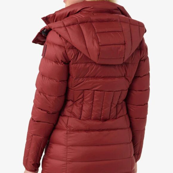 NEW Lole Claudia Down  puffer Jacket - 650 Fill Power in Tuscan Red 1225 6s3 - Picture 8 of 12
